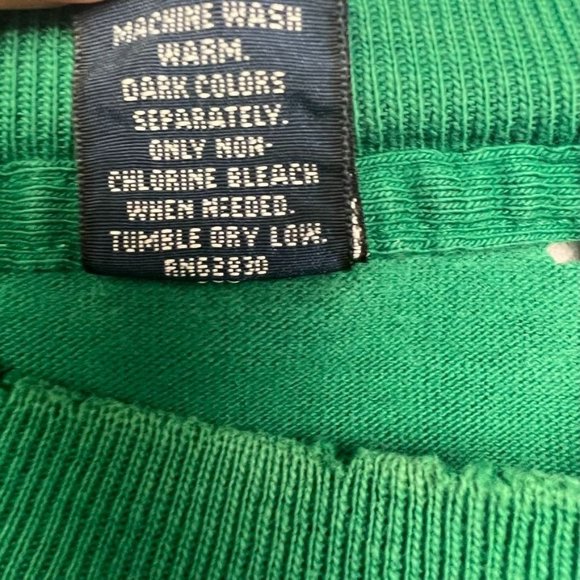 Vintage LAND'S END  Green T-Shirt Size XL men's, made in USA 100% cotton - Picture 8 of 16